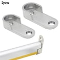thumbnail image 5 of 2pc Garde-Robe Vêtements Tube Support Garde-Robe Tige Poteau Support d'Extrémité Épaississant Support, 5 of 5