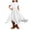 R152-White, variant on RMGVDSD Girls Summer Dresses Short Sleeve Sundress High Low Boho Party Dress Loose Fit Flowy Dresses Solid Color Soft Casual Midi Dress 5-6 Years
