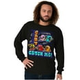 thumbnail image 5 of Airbrushed PACMAN Can't Catch Me Long Sleeve TShirt Men Women Brisco Brands S, 5 of 6