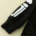 thumbnail image 7 of CONFREE Infant Baby Boy Halloween Outfit Long Sleeve Funny Skeleton Print Romper With Hat 2Pcs Hallowmas Clothes Set Halloween Outfit For Boys, 7 of 7