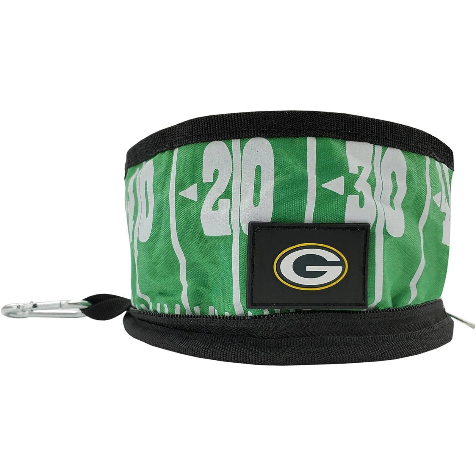 Pets First NFL Green Bay Packers Collapsible Dog Travel Bowl, Food and Water Bowl for Dogs, Best Portable & Lightweight Leak-Proof Dog Bowl for Travel