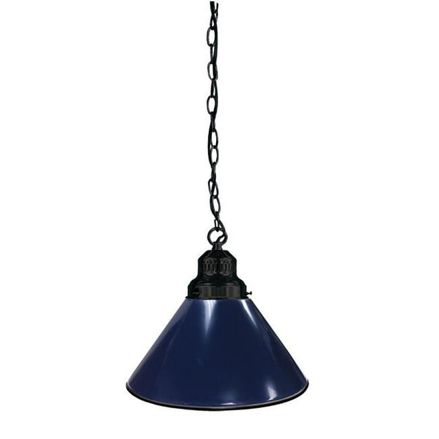 Holland Bar Stool BL1BKDkBl Single Shade Pendant Light - Black