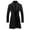 A-Black, variant on Women Winter Wool Blend Mid-Long Coat Warm Single Breasted Pea Coat Notch Lapel Trench Coat Jacket with Pocket D-Blue
