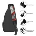 thumbnail image 5 of Ghostbusters Logo Sling Bag Crossbody Backpack Chest Bags Diagonally Travel Daypack For Women Men Adults Teen, 5 of 8