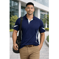 thumbnail image 4 of Expert Brand Men's DriMax™ Athletic Golf Dry Fit Polo, Navy, XL, 4 of 7