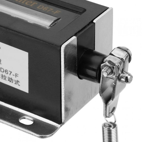 D67-F 5 Digit Mechanical Resettable Manual Hand Pull Tally Counter YIWEI