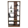 thumbnail image 1 of Librero Soria Cobre y Wengue Virtual Muebles, 1 of 8
