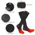 thumbnail image 6 of Savior Heat Carbon Fiber Heated Warm Socks Unisex 7.4V 2200 mAh Rechargeable Heating Socks S-XL, 6 of 9