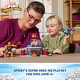 thumbnail image 4 of LEGO Marvel Team Spidey Web Spinner Headquarters Building Toy - Pretend Play Spidey and His Amazing Friends Toys Playset for Boys & Girls, Ages 4+ Years - 3 Superhero Minifigures - 10794, 4 of 8