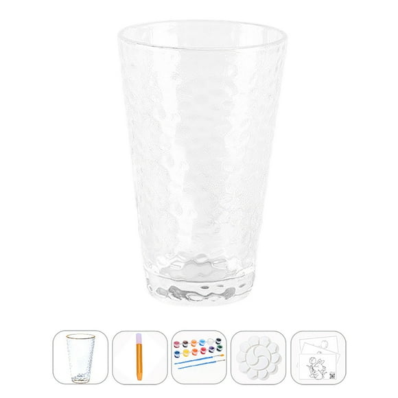Painted Glass DIY Painting Set Colorful Floral Glass Art Kit Wedding Birthday Valentines Day Idea