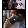 thumbnail image 4 of Classy Design Luxury Leather Phone Case for iPhone 15 Non-Slip Grip Full Body Ultra Slim Protective Case (2023,6.1”) (Blue), 4 of 6