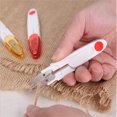 thumbnail image 3 of Stainless Steel Sewing Scissors with Cover Handheld Thread Adults Fabric Trimming Tool Embroidery Scrapbooking Office Accessories Red, 3 of 9