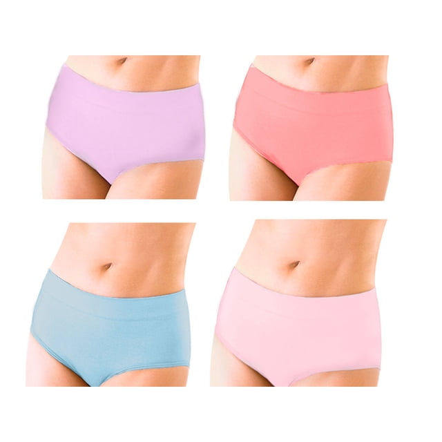 Kit 4 Panty faja sin costuras colores pastel M I Love Shape 1106