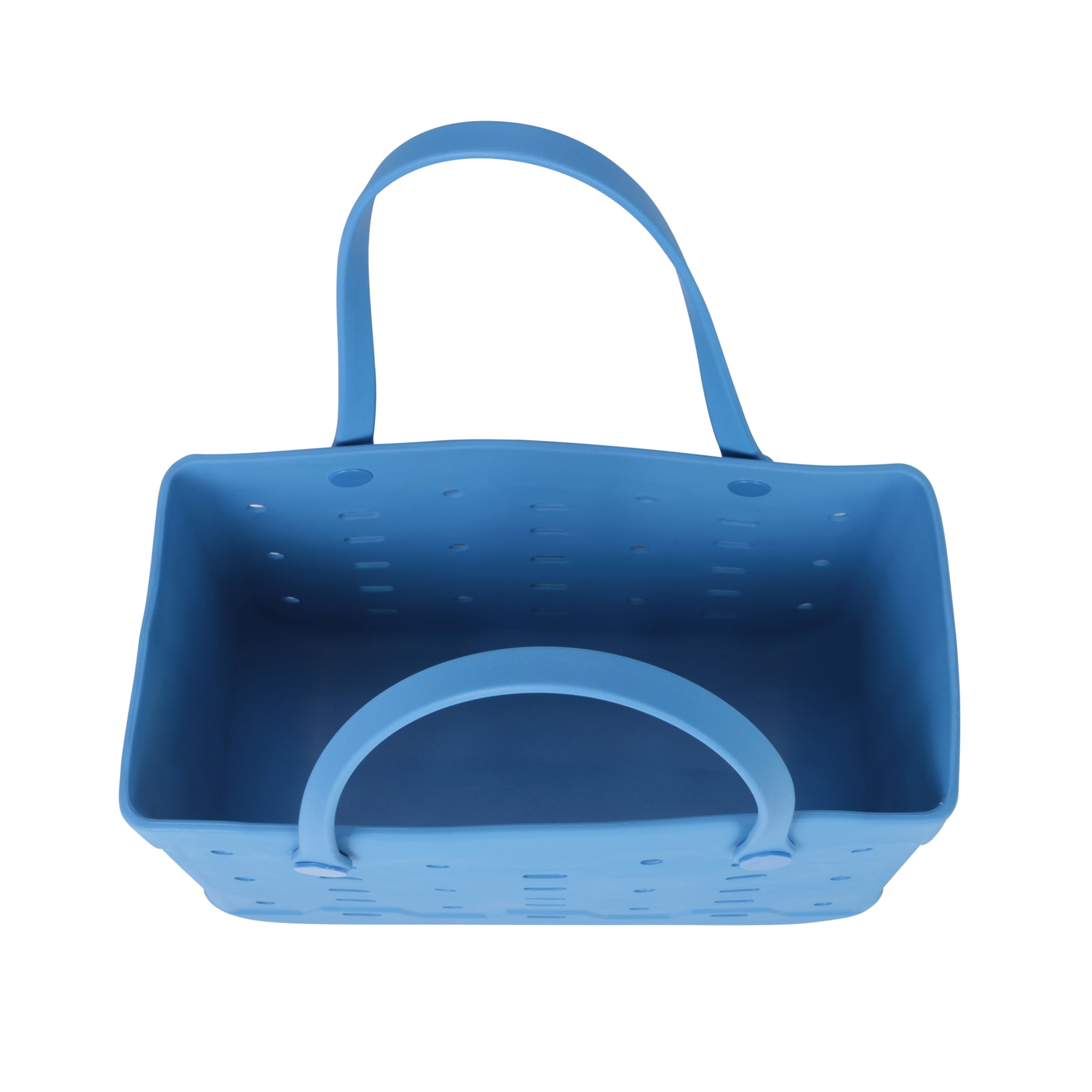 Mainstays Large Flex Laundry Tote, Blue Isle, 18 in W x 8.75 in D x 13 in H