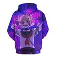 thumbnail image 3 of My Hero Academia Himiko Toga Unisex Adult Hoodie Casual Hooded Sweatshirt Pullover Novelty 3D Printed Sweater Jacket L, 3 of 8