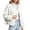 White, variant on SBYOJLPB Womens Polka Dot Coats Long Sleeve Zipper Waterproof Casual Coat with Cozy Everyday Wear