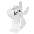 thumbnail image 2 of Ventilador De Calor De Chimenea De Aleación De Aluminio De Calefacción Eléctrica, Ventilador De Estufa Portátil De 4 Aspas, Accesorios De Chimenea Para Distribución De Calor Cergrey Portable Fireplace Fan, 2 of 8
