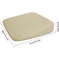 thumbnail image 2 of Coussin de Siège, Coussin de Siège de Voiture en Coin, Coussin de Siège en Mousse à Mémoire de Forme, Coussin de Chaise Respirant, Coussin de Siège Ergonomique Incliné, Coussin Rehausseur de Siège pour Fauteuil Roulant, Siège de Voiture, Chaise, 2 of 7