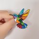 thumbnail image 3 of Brooch Pins Coloridos Alfileres de aleación esmaltada con forma de colibrí para blusas, 3 of 3