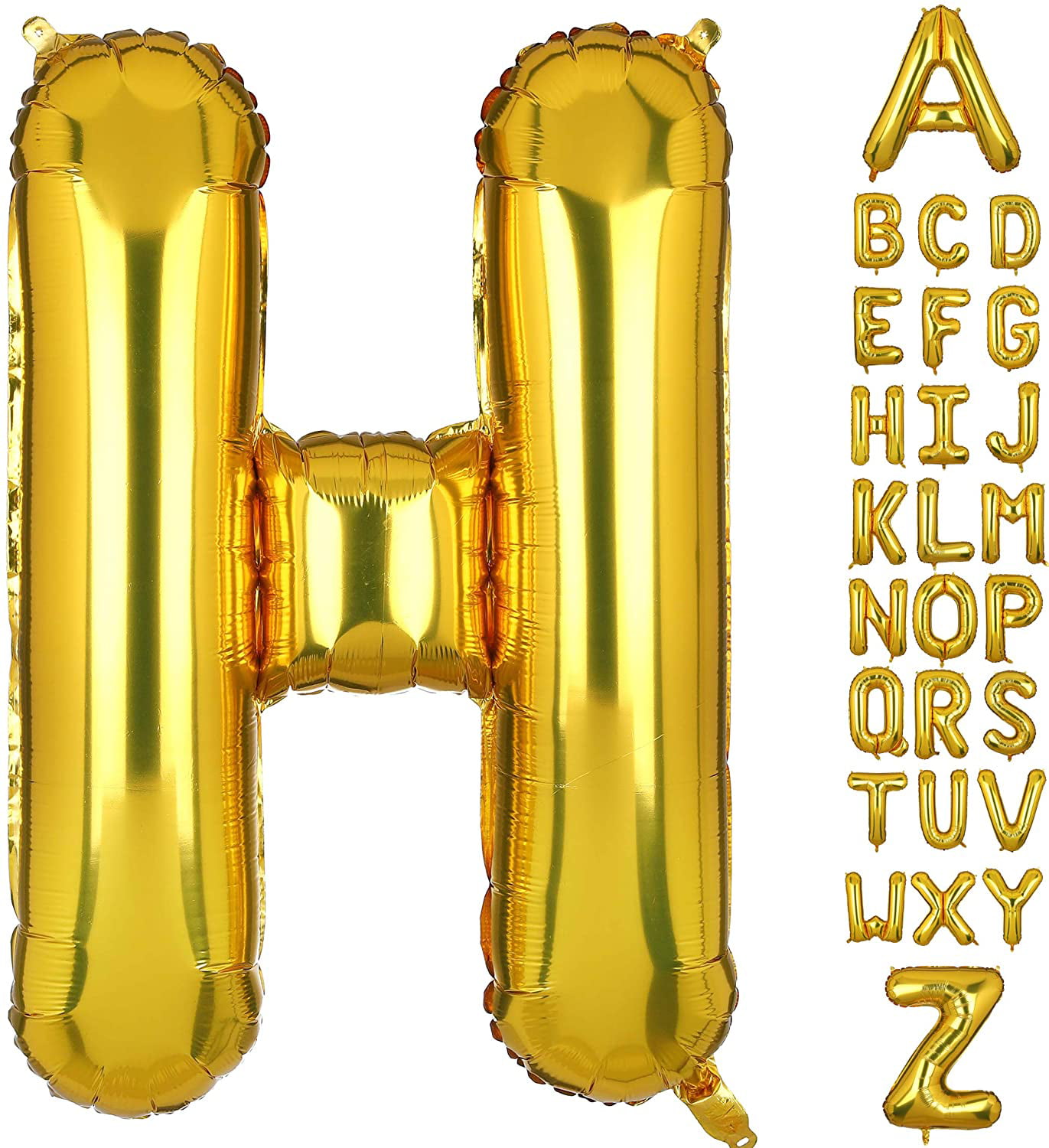 40 Inch Large Pink Letter H Foil Balloons Hellium Girls Big Alphabet Mylar Balloon for Birthday Party Decoration Custom Word HH JPink H 