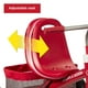 thumbnail image 5 of Radio Flyer Ultimate Stroll 'N Trike todo terreno, triciclo para niños y niños pequeños, bicicleta roja para niños pequeños, para edades de 9 meses a 5 años, neumático de aire, 5 of 5