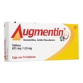 thumbnail image 3 of Augmentin Amoxicilina 875 mg, Ácido Clavulánico 125 mg 14 tabletas, 3 of 4