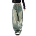 thumbnail image 3 of EMMIOL Women's Baggy Jeans High Waist Barrel Jeans Y2K Vintage Wide Leg Fit Jeans 90s Boyfriend Streetwear Denim Pants, 3 of 6
