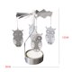 thumbnail image 3 of Candelero giratorio giratorio Banquete de boda Decoración del hogar de Navidad Candelabro de candelita de metal sidaley HA1736-03B, 3 of 5