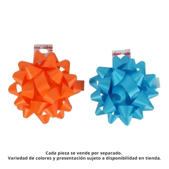 Moño Janel Celosa Estrella Jumbo Varios Colores 1 Pieza