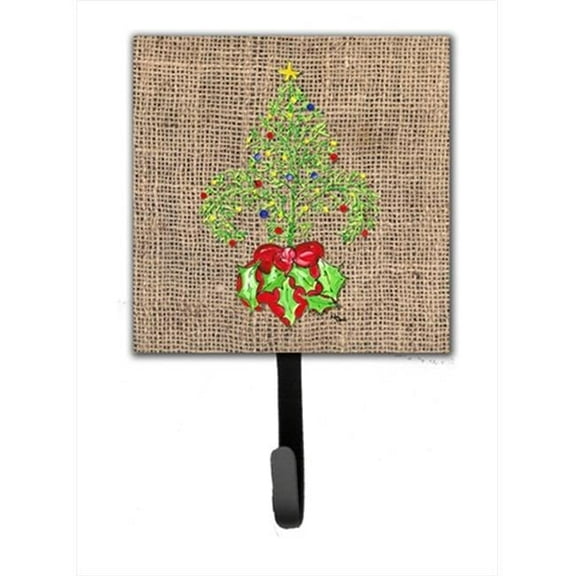 Christmas Tree Fleur de lis Leash Holder Or Key Hook
