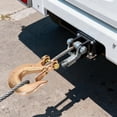 thumbnail image 5 of 5/16'' Clevis Slip Hook with Safety Latch, 14,000 Lbs Capacity G70 Hook for Towing and Chain, Heavy Duty Forged Steel Tow Winch Hook for Trailer Truck Transport(2 Pack), 5 of 6