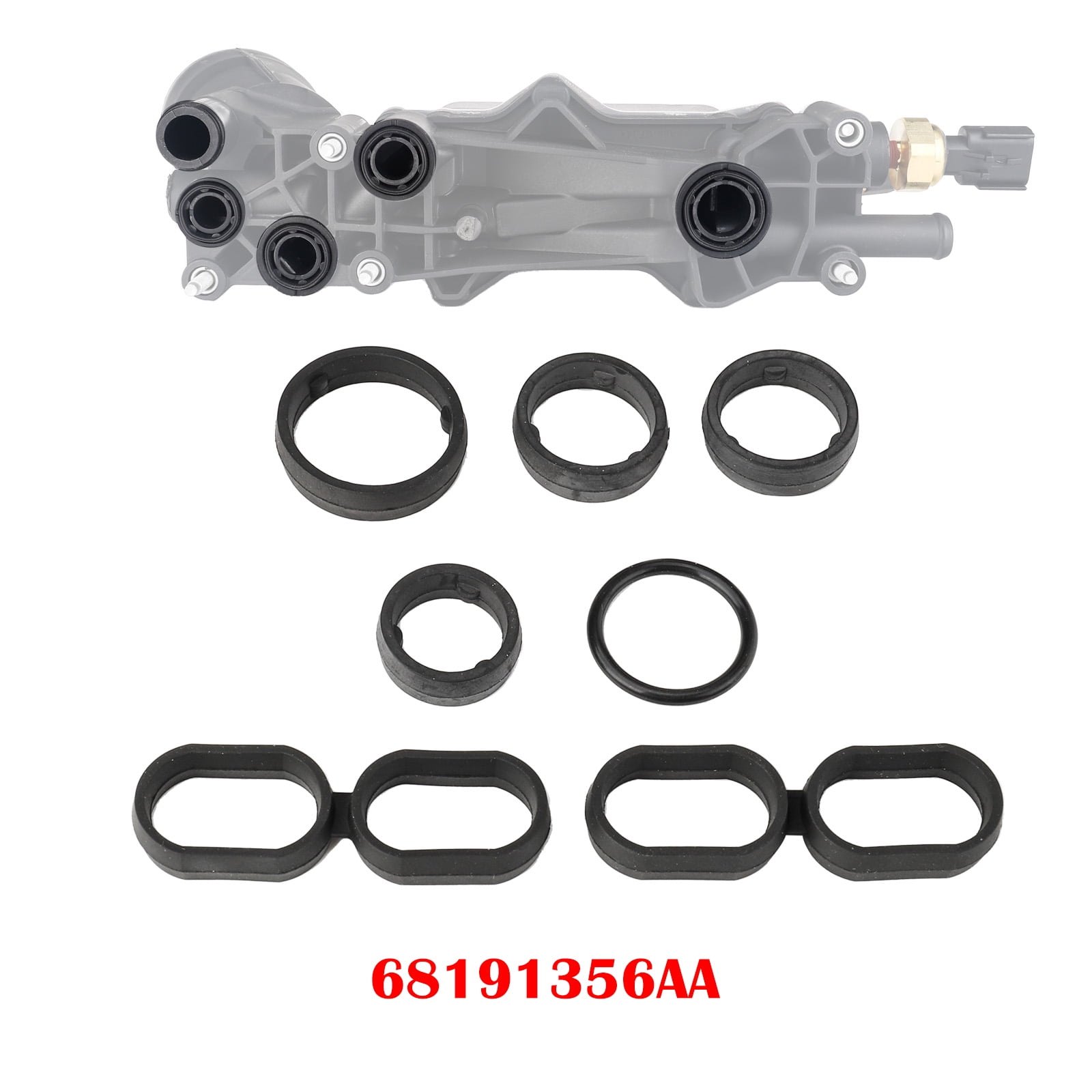 3mirrors Oil Cooler Filter Gaskets ORing Seal Kit Compatible with 2015