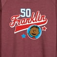 thumbnail image 3 of Peanuts - Franklin Athletic 50 - Women's Lightweight French Terry Long Sleeve Shirt, 3 of 6