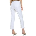 thumbnail image 2 of Calvin Klein Womens High Rise Solid Ankle Pants, 2 of 2