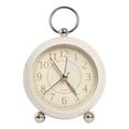 thumbnail image 1 of Methold Práctico y duradero reloj despertador Retro junto a la cama para un práctico reloj despertador junto a la cama decoración del hogar Electrónica blanco lechoso, 1 of 6