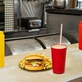 thumbnail image 6 of Spec101 Hard Plastic Cups Reusable 24-Pack of 12oz Red Stackable Plastic Glasses, 6 of 7