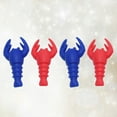 thumbnail image 3 of Masteelf 4pcs Animal Lobster Shape Wine Stopper Silicone Bottle Stoppers for Bar Home Restaurant (Random Color), 3 of 8