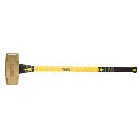 

ABC Hammers 20 lbs Brass Hammer with 33 in. Fiberglass Handle