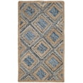 thumbnail image 2 of SAFAVIEH Cape Cod Alayna Geometric Area Rug, Natural/Blue, 2'3" x 4', 2 of 9