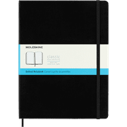 Moleskine Classic Notebook, Dotted, Hard Cover, XL (7.5" X 10"), Black