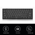 thumbnail image 3 of OUTEMU Clavier Mécanique Filaire USB 61 Touches Rétroéclairé LED Supporte Interrupteur Bleu / Rouge, 3 of 8