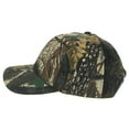 thumbnail image 3 of Mens Low Crown 6 Panel Camouflage Twill Baseball Cap Oak Camo, 3 of 4