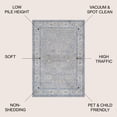 thumbnail image 4 of JONATHAN Y MODERN PERSIAN 4 x 6 Area Rug, Vintage Moroccan Traditional - Gray/Blue, MDP101G-4, 4 of 11
