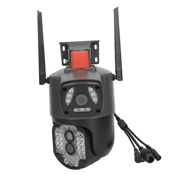 Cámara De Seguridad De Lente Dual Al Aire Libre 1080p Seguimiento Móvil De 360 grados Wifi Giratoria QX94 Con 2MP Ultra Claro Píxeles 1920 X Resolución De