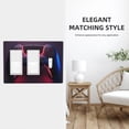 thumbnail image 5 of Game Neon Cyberpunk Style Switch Cover Decorative Wall Plate 3-Gang 2-Decor 1-Toggle Standard Size, 5 of 5