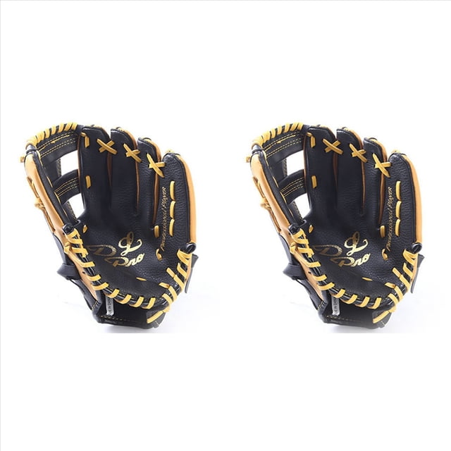 2X Guante de BéIsbol de Piel de Vaca de Doble Capa, Guante de Softbol de 12,5 Pulgadas, Adecuado para Adultos