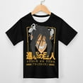 thumbnail image 3 of Attack on Titan T-Shirt for Boys And Girls, Kids Anime Short Sleeve Shirts, 3D Print Novelty Graphic Tee Shirt, Comfortable Breathable Fabric, 3 of 10