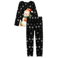 thumbnail image 5 of SCRAWLGOD Snowmen Women's Pajamas Long Sleeve Sleepwear Sets for Women Pjs Sets Shrit and Pants Crewneck Loungewear Sets Women Size L 2 Piece Pjs for Christmas, 5 of 6