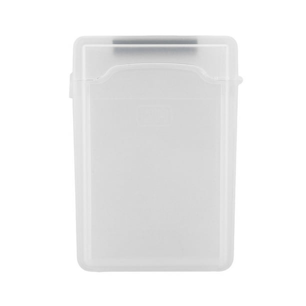 Estuche para HDD Protección Disco Duro Portátil Caja Almacenamiento Externo Cubierta 3.5 Pulgadas IDE SATA Plástico A Prueba Golpes Multicolor