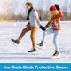 thumbnail image 4 of 1 par de protectores de patines de hielo ajustables (blanco), protector de cuchillas de patines de hielo, protector de cuchillas de patines de hielo para hockey sobre hielo, patinaje artístico, 4 of 5